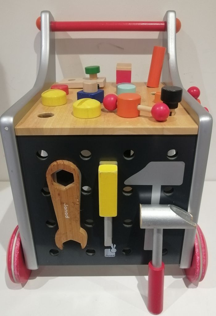 Chariot de marche et de bricolage janod - photo numéro 2