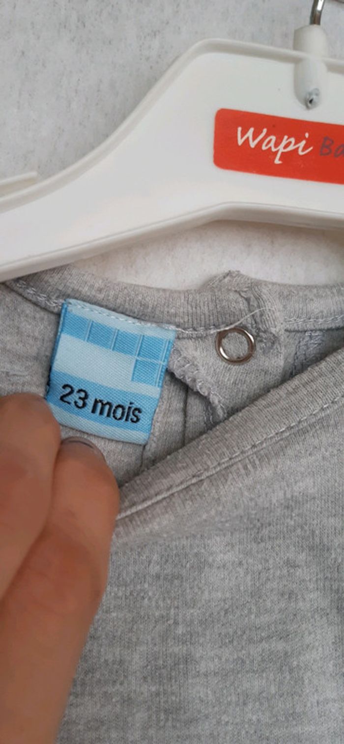 Tee-shirt 23 mois ML - photo numéro 3