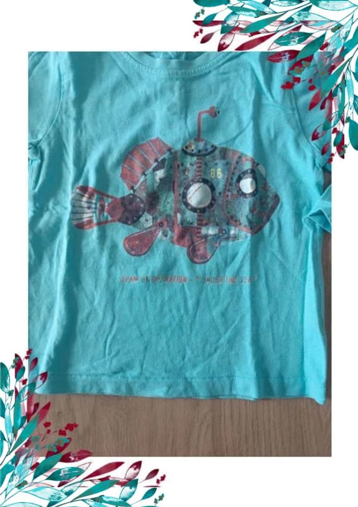 T-shirt garçon DPAM 18 mois - photo numéro 3