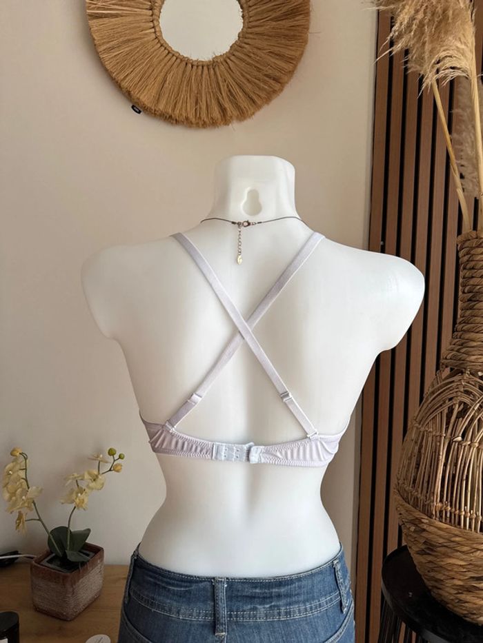 Soutien gorge blanc bretelles amovibles - photo numéro 5