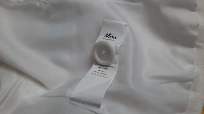 Veste tailleur blanc - photo numéro 2