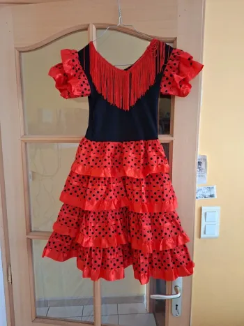 Robe et chaussures flamenco