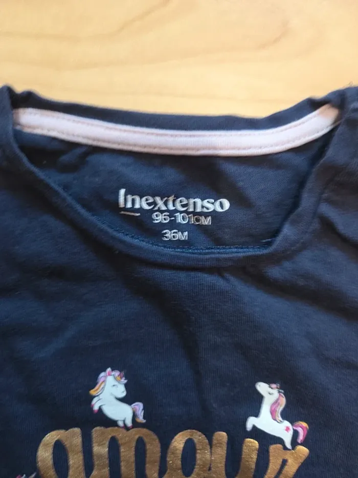 Tee shirt 3ans in extenso - photo numéro 3