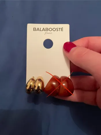 Boucles d’oreilles dorées