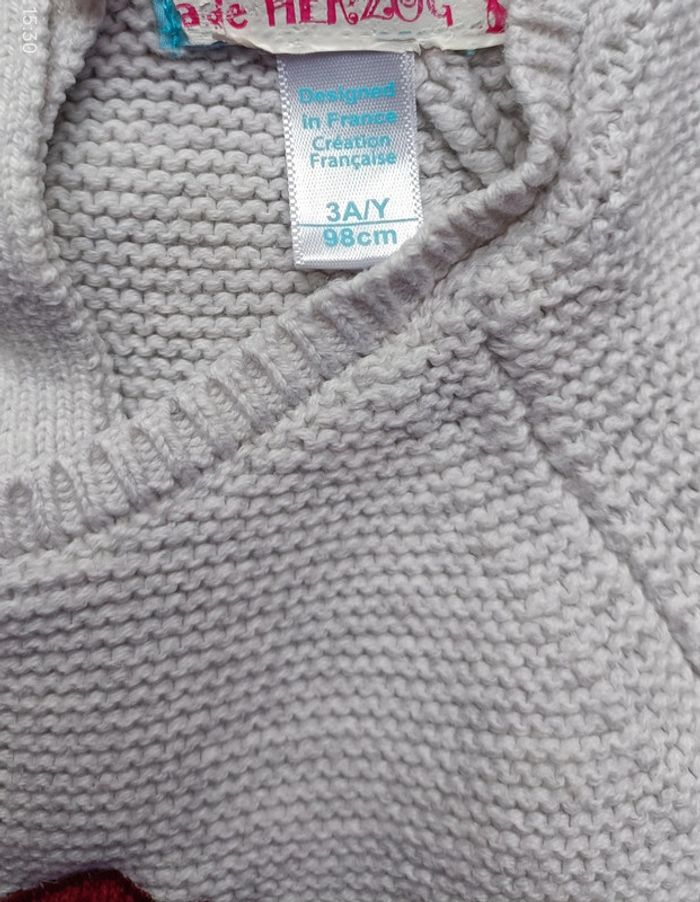 Robe pull manches courtes - 3 ans - photo numéro 3