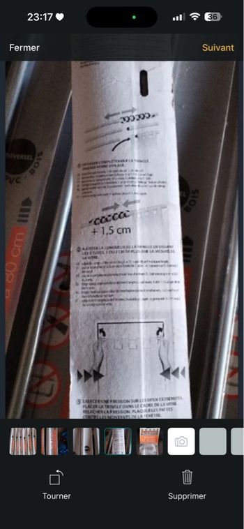 Tringle à rideau, extensible pour fenêtre