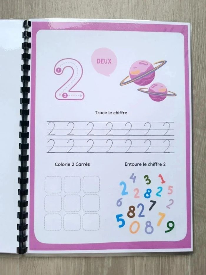 Livret A4 sur les chiffres de 1 à 9 - photo numéro 3