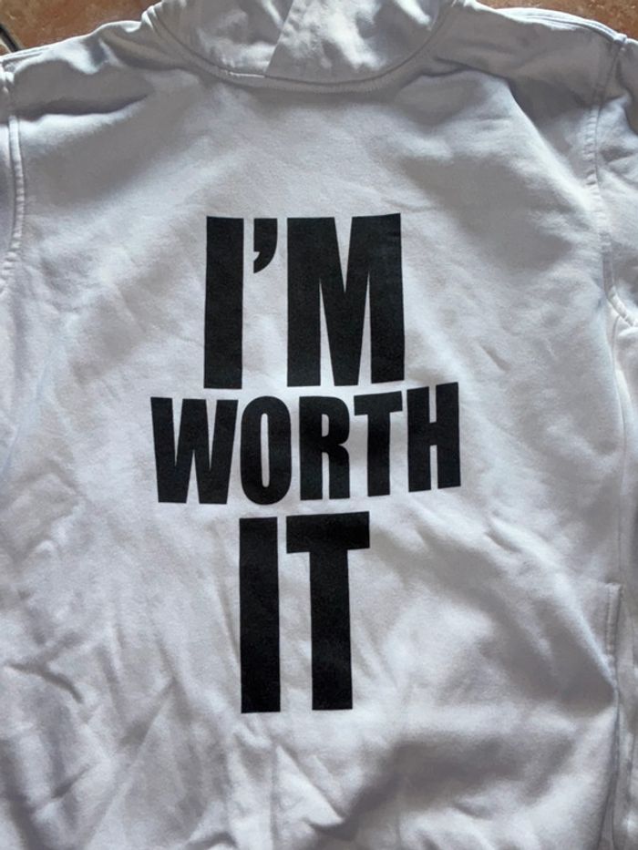 Sweat blanc worth it - photo numéro 2