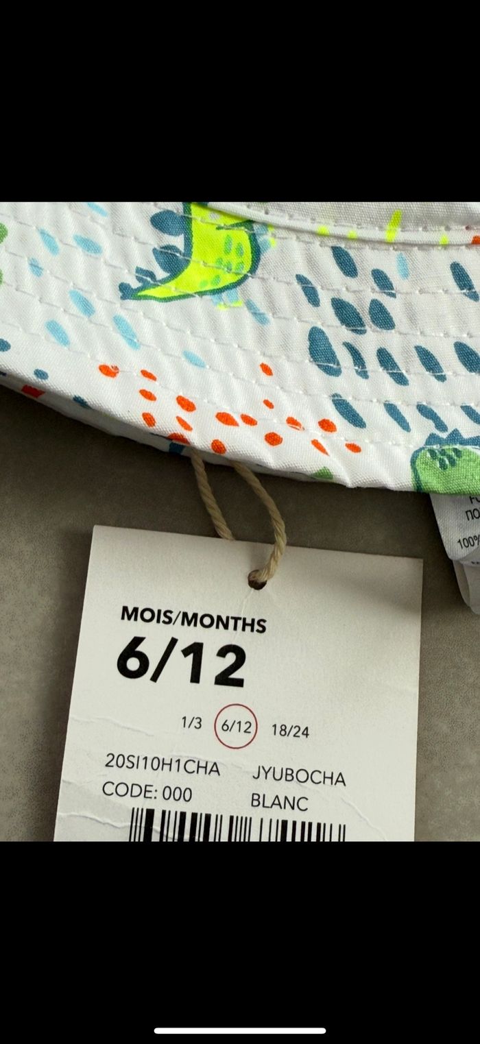 Chapeau / bob dinosaure 6/12 mois - photo numéro 8