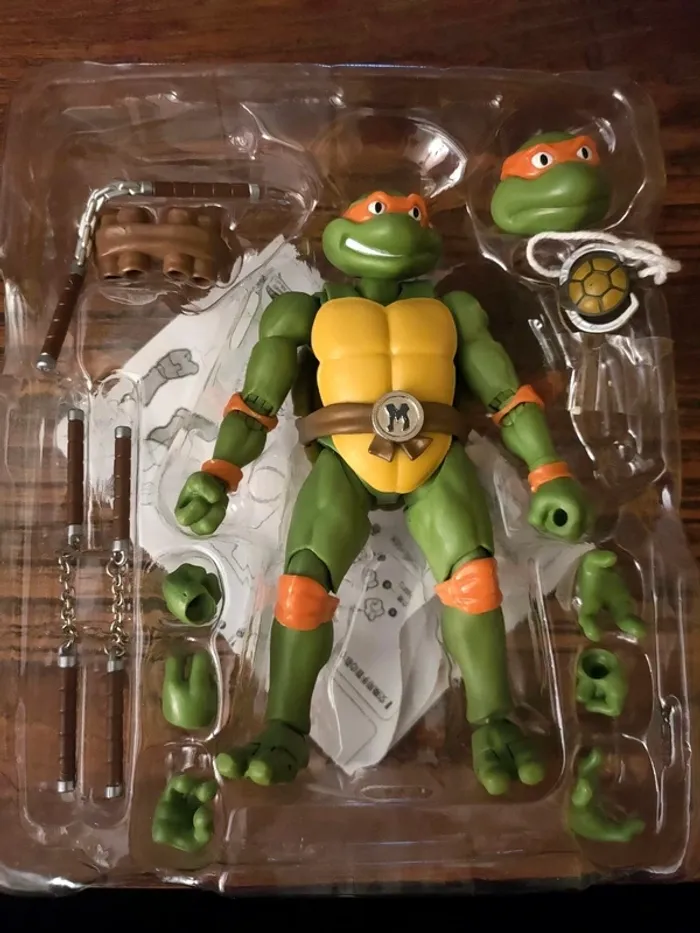 Lot 4 tortues ninja articulees de collection. - photo numéro 7