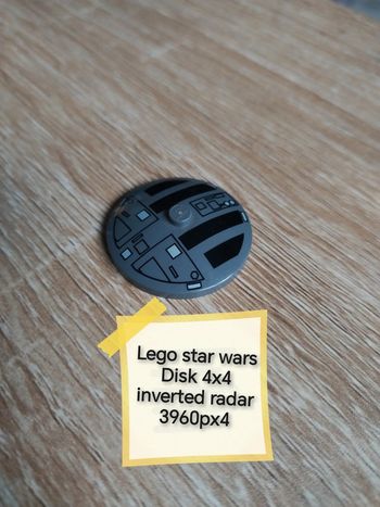 Lego star wars Disk radar 4x4 ref 3960px4