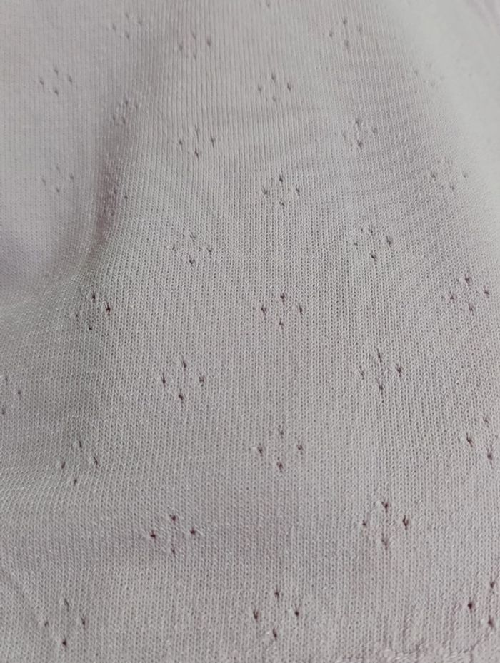 Gilet rose pâle ajouré zamba taille 3 - photo numéro 4