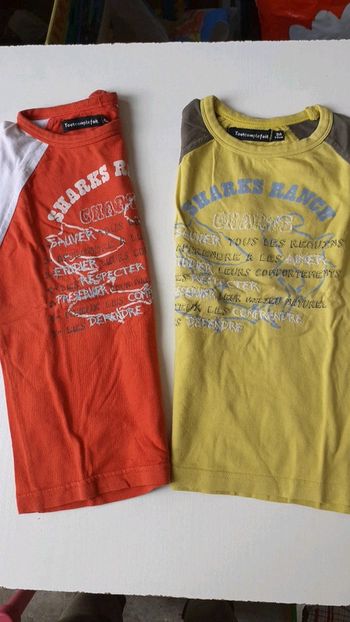 🌴 2 tee-shirt été