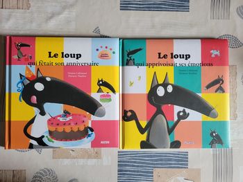 Lot 2 livres le loup qui