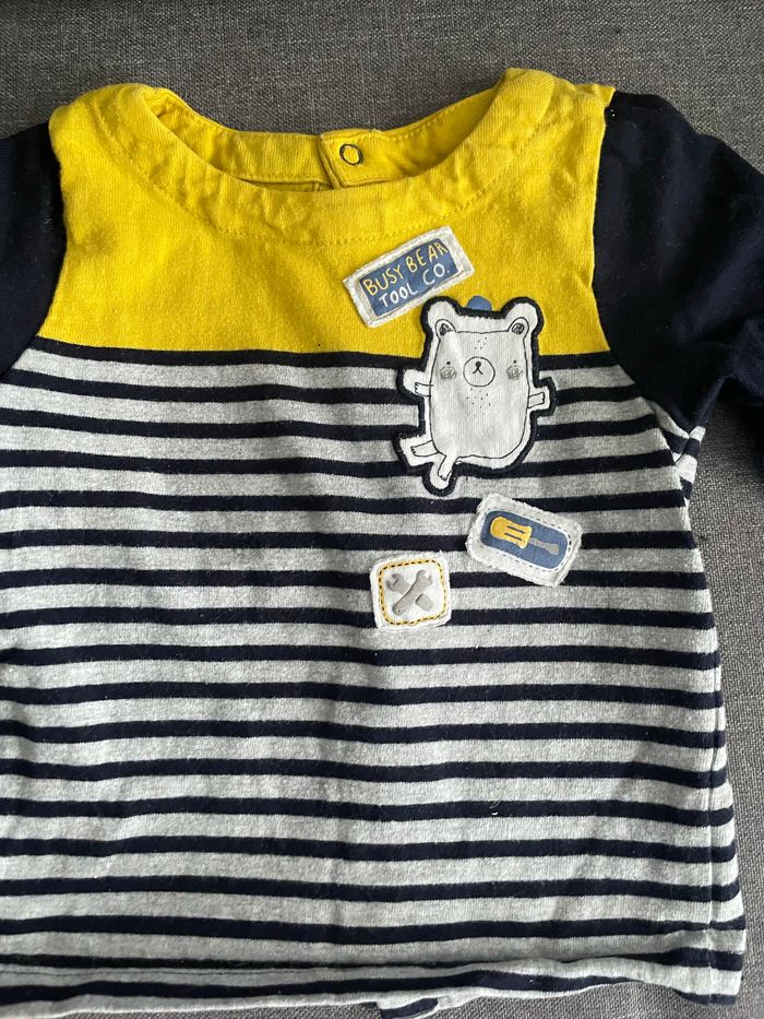 Lot de 3 tshirts manches longues 9mois - photo numéro 4