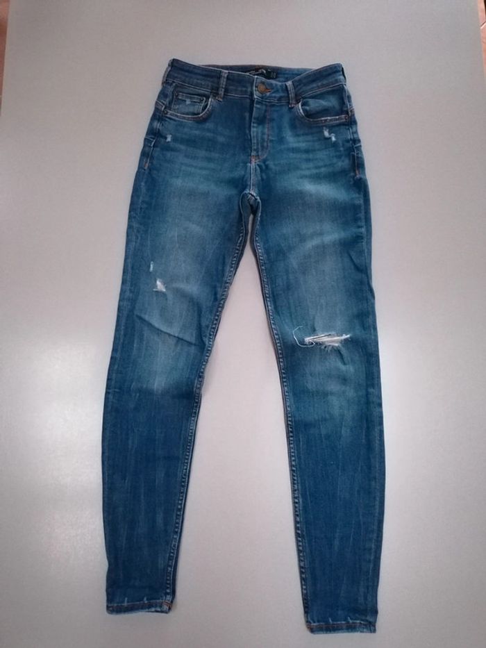 Jeans bershka Denim Eur36 mex 26 femme ado - photo numéro 5