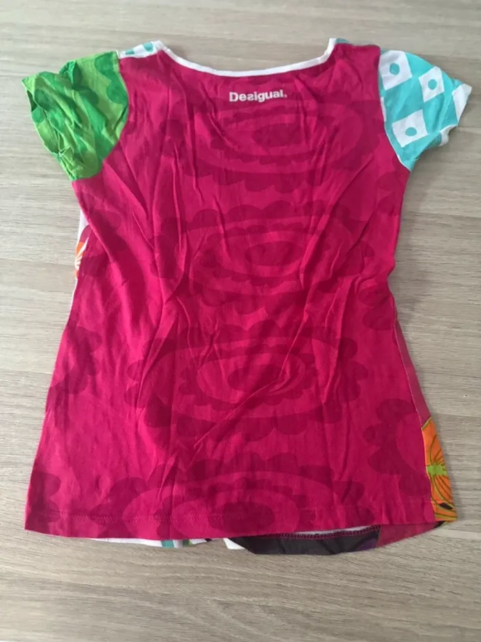T-shirt Desigual fille 10 ans 🌈 - photo numéro 3