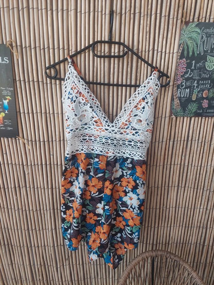 Combishort dos nu