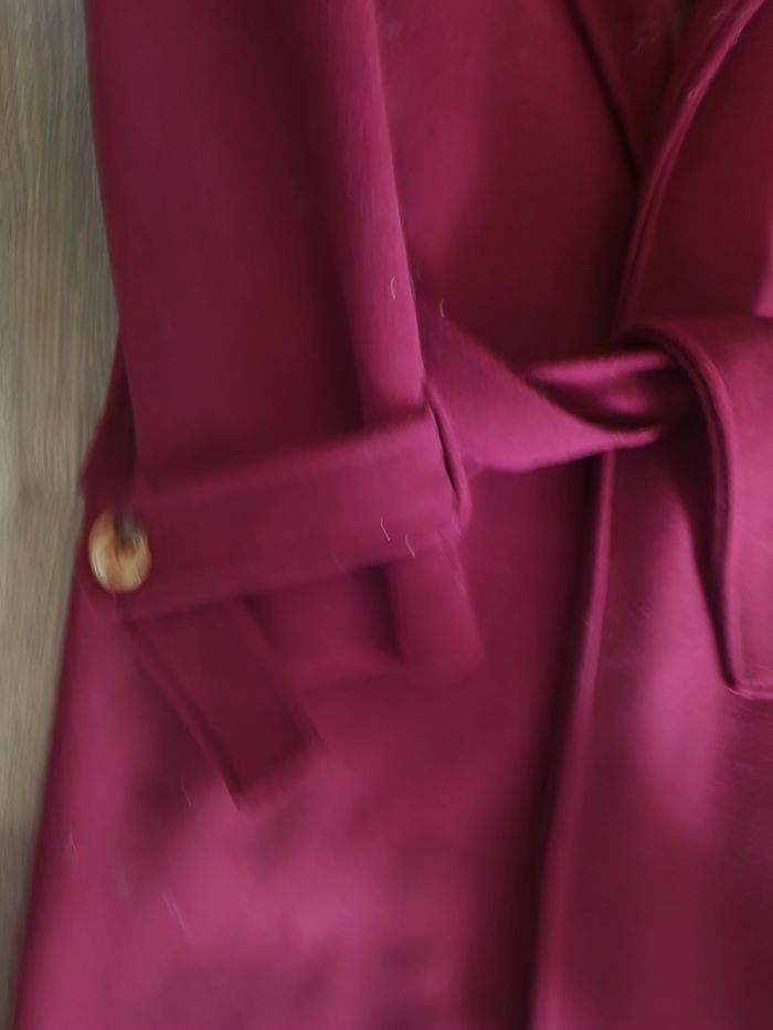 Trench rouge bordeaux - photo numéro 2