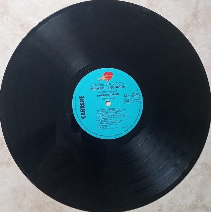 Vends Vinyle 33 Tours Gérard le Normand disque D’or - photo numéro 3