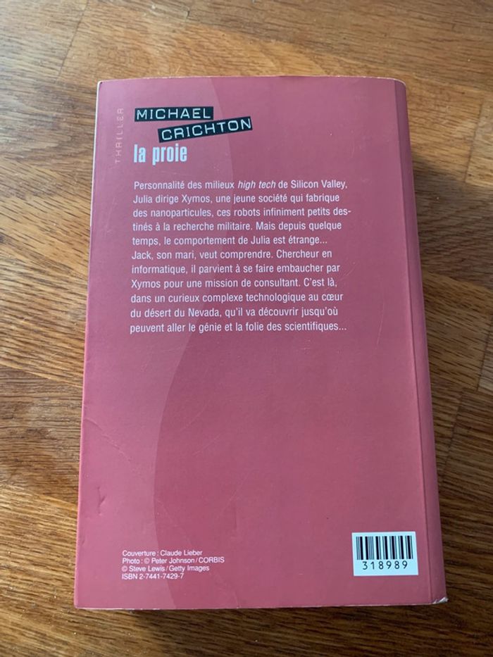 Livre la proie michael crichton - photo numéro 2