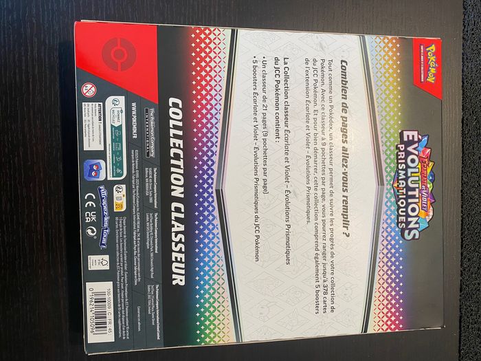 Coffret classeur Pokémon évolutions prismatiques - photo numéro 2