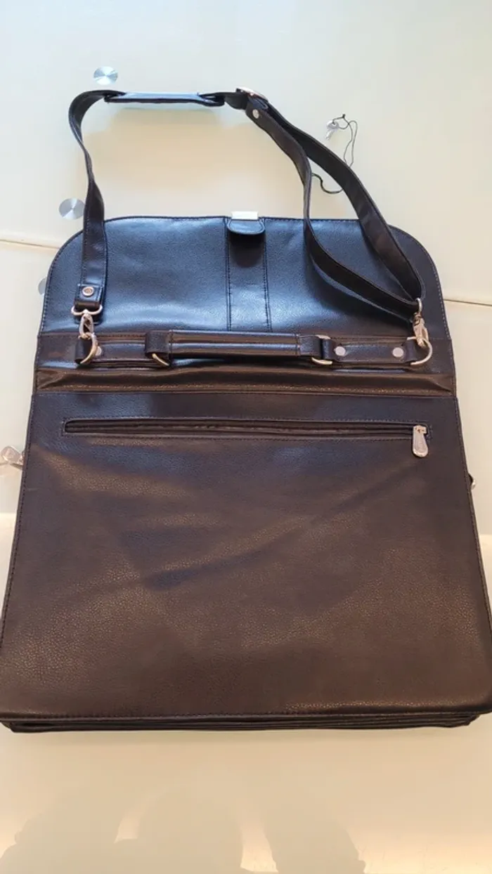 Cartable porte-documents 3 soufflets et clé - photo numéro 4