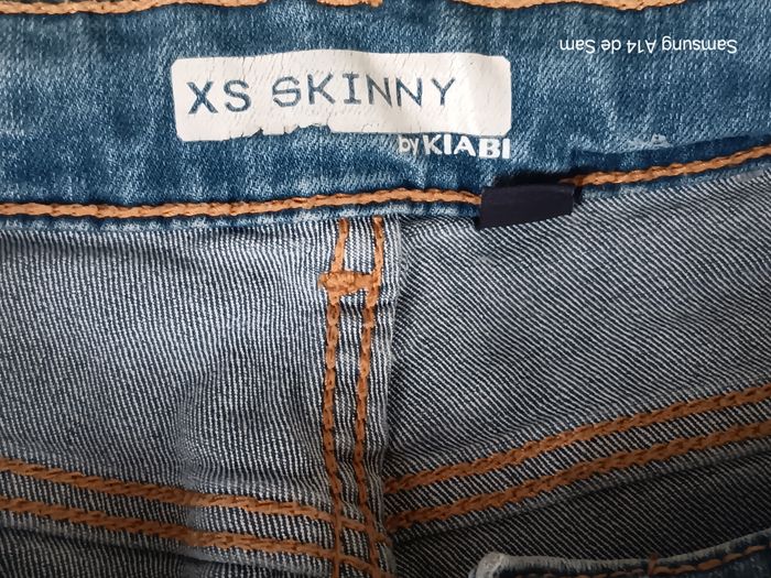 Jean femme ou fille  kiabi XS - photo numéro 3