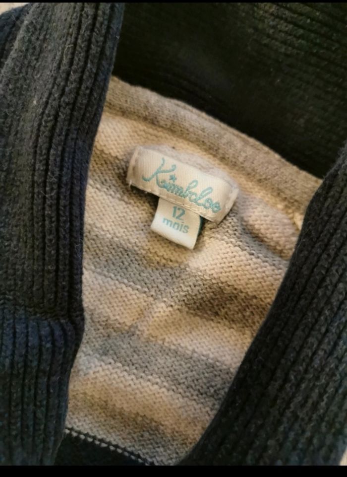 Ensemble salopette et gilet 12 mois - photo numéro 3