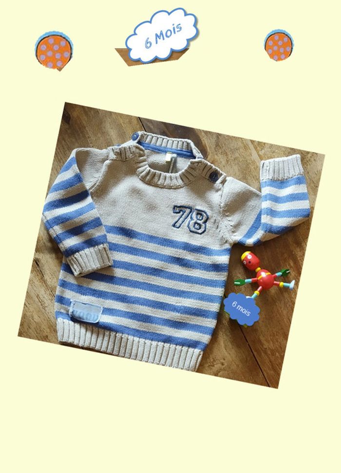 Très beau pull coton