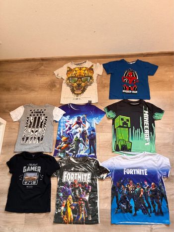8 tee shirt MC 7/8 ans