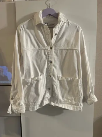 Veste jeans blanche XS