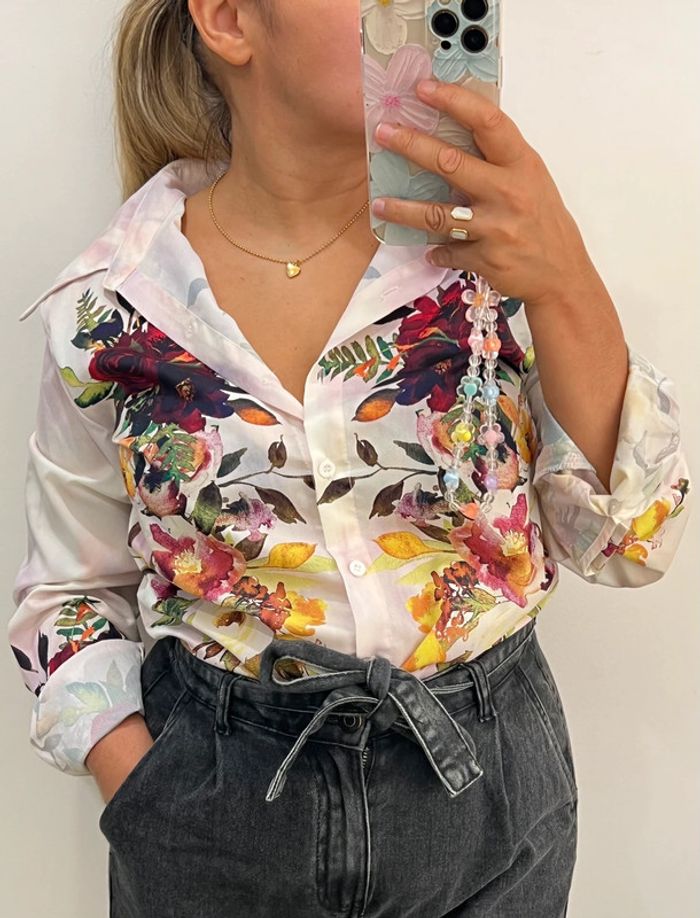 Chemise À Fleurs Taille M