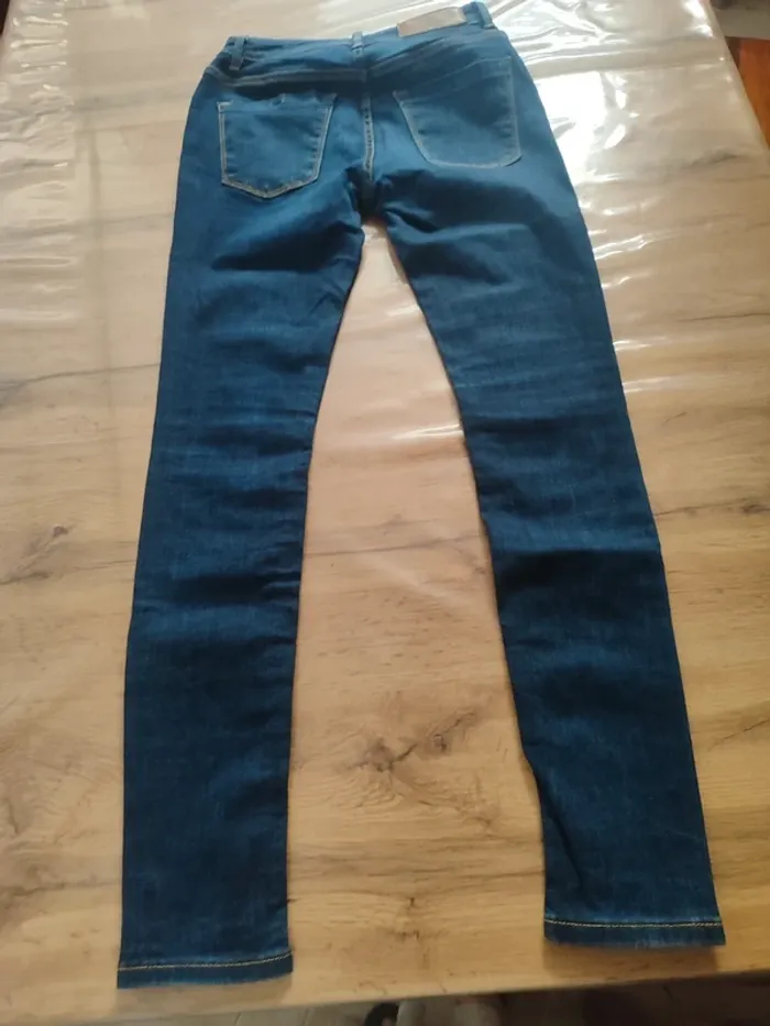 Jean skinny Zara Woman - Bleu - Taille XS - photo numéro 2