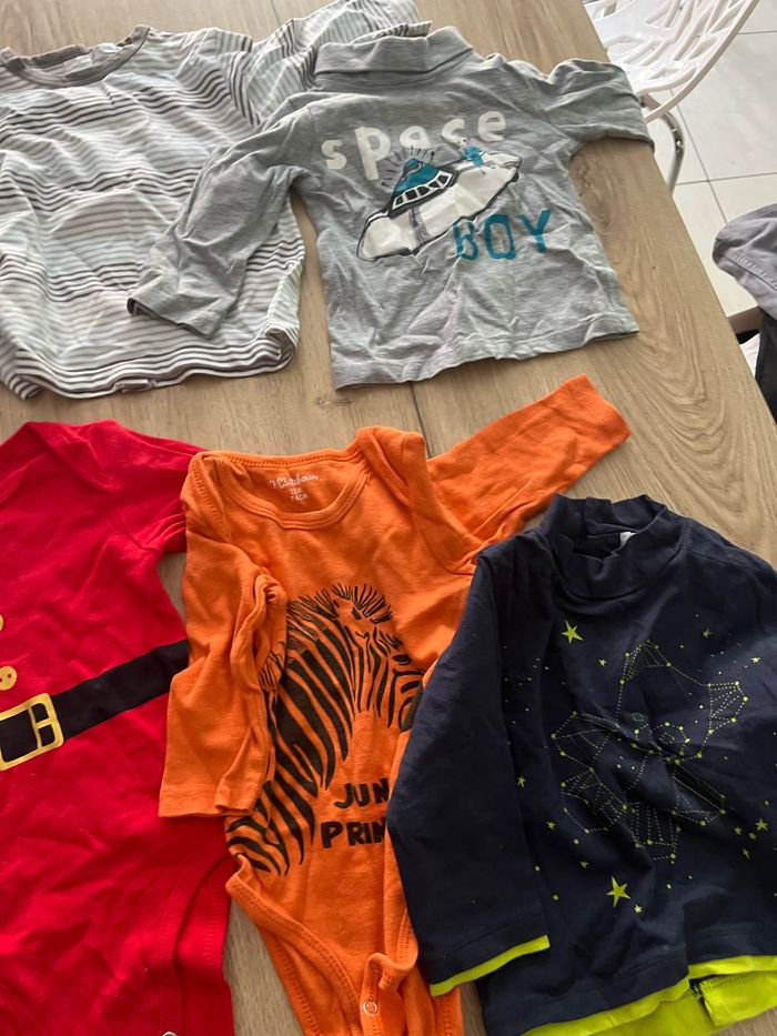 Lot 7 vêtement garçon 12 mois en très bon état - photo numéro 3