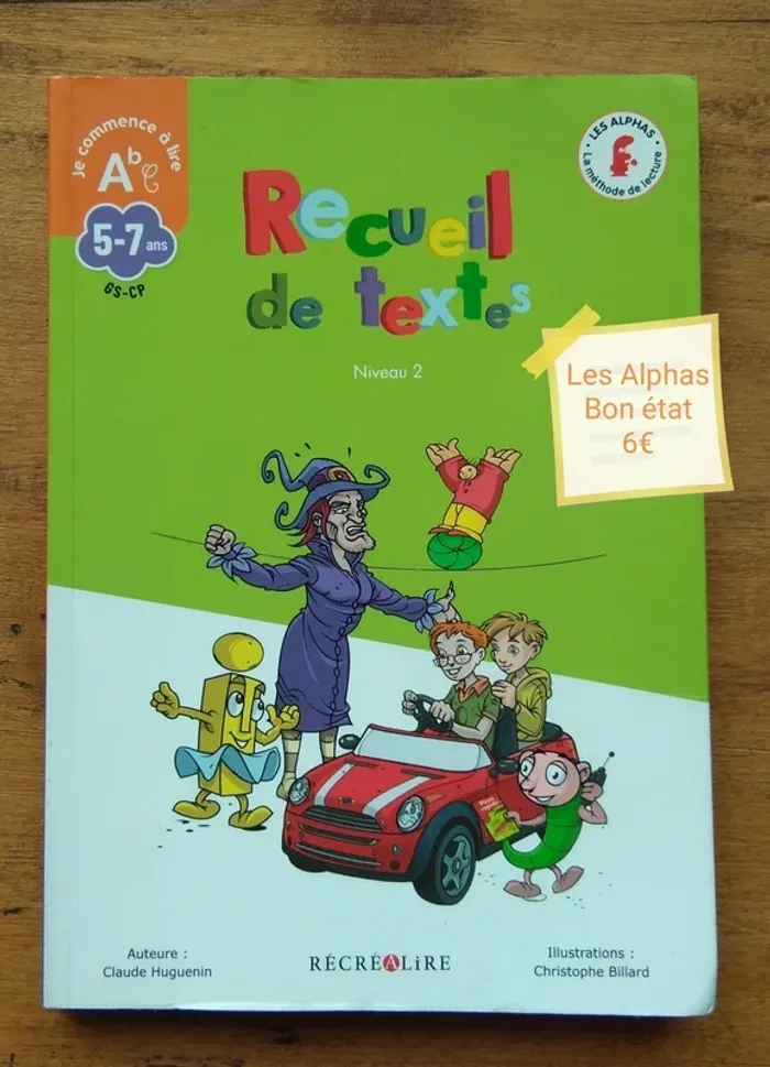 Les Alphas-recueil de textes niveau 2