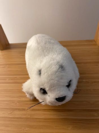 peluche bébé phoque