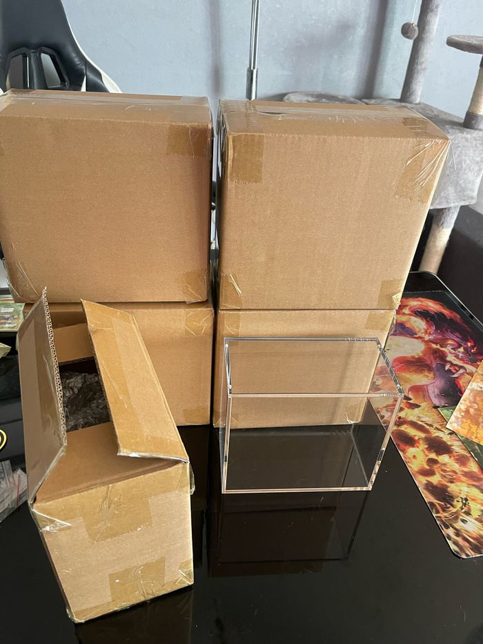 Lot 5 case de protection pour Etb Pokémon acrylique - photo numéro 2
