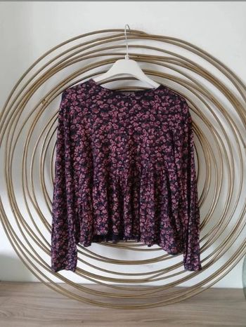 T-shirt manches longues fleuri Wednesday's girl TS