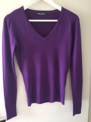 pull violet neuf taille S/M