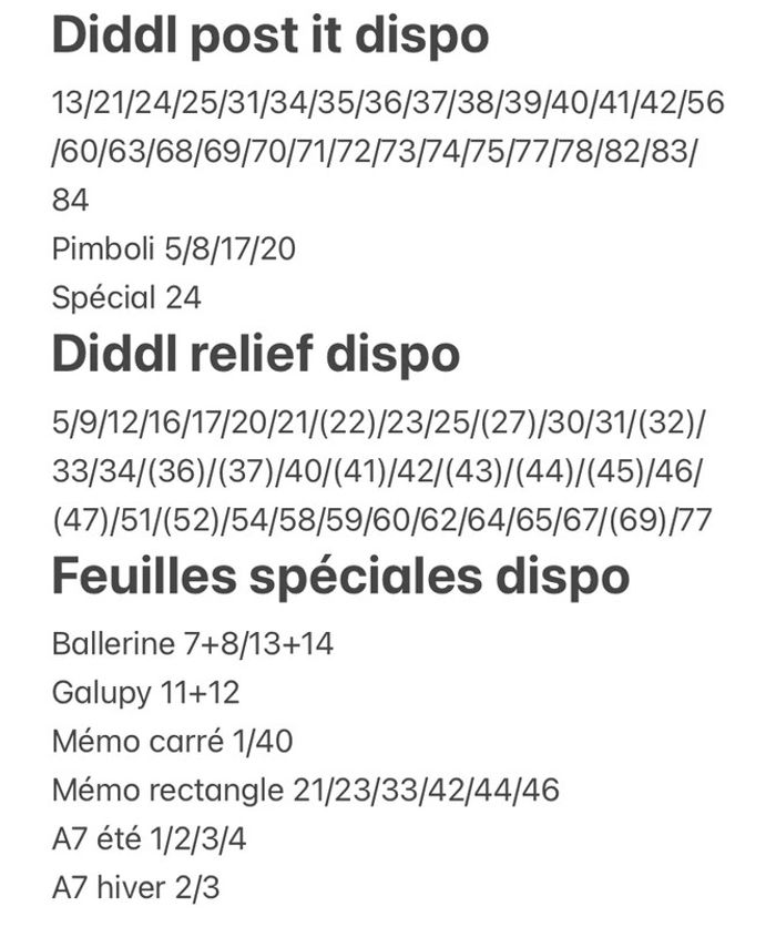 Feuilles diddl autres formats - photo numéro 7