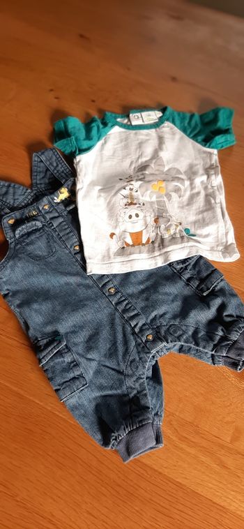 Ensemble salopette "Le Roi Lion"