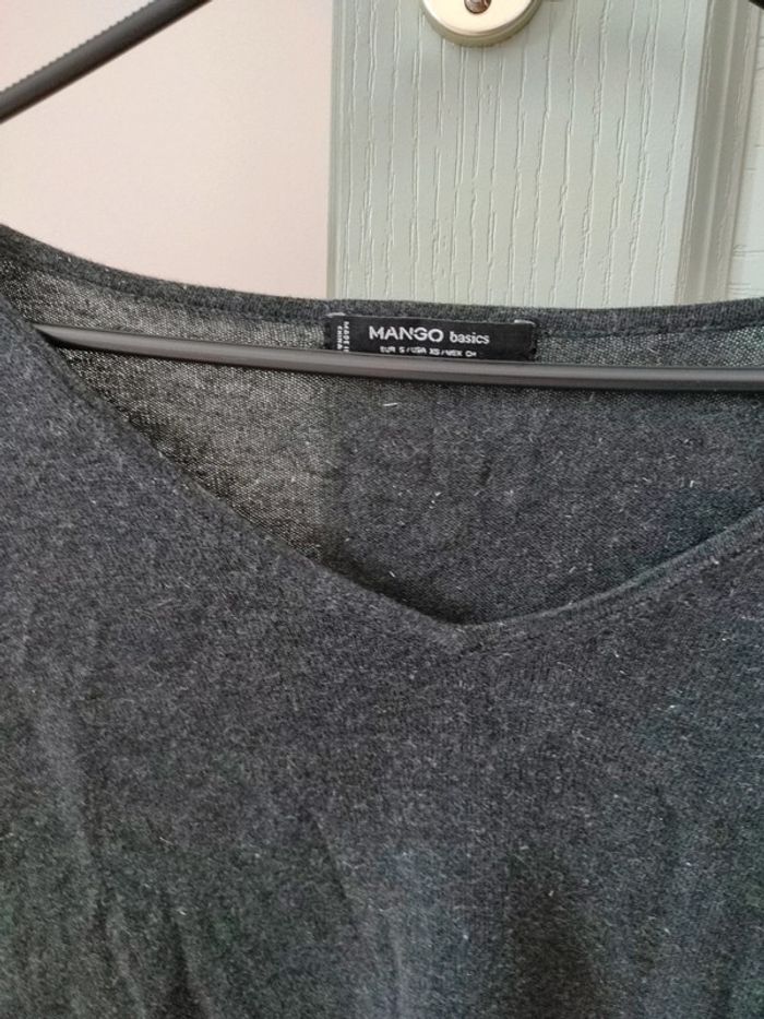 Pull léger gris chiné - photo numéro 2