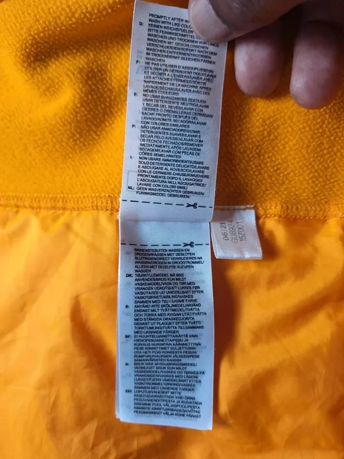 Veste Adidas Terrex isolante à capuche jaune – Taille S (588) - photo numéro 12