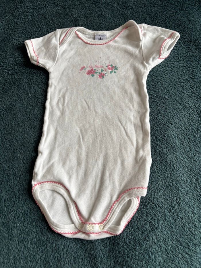 Lot de trois body manches courtes, 12 mois, 74 cm - photo numéro 5