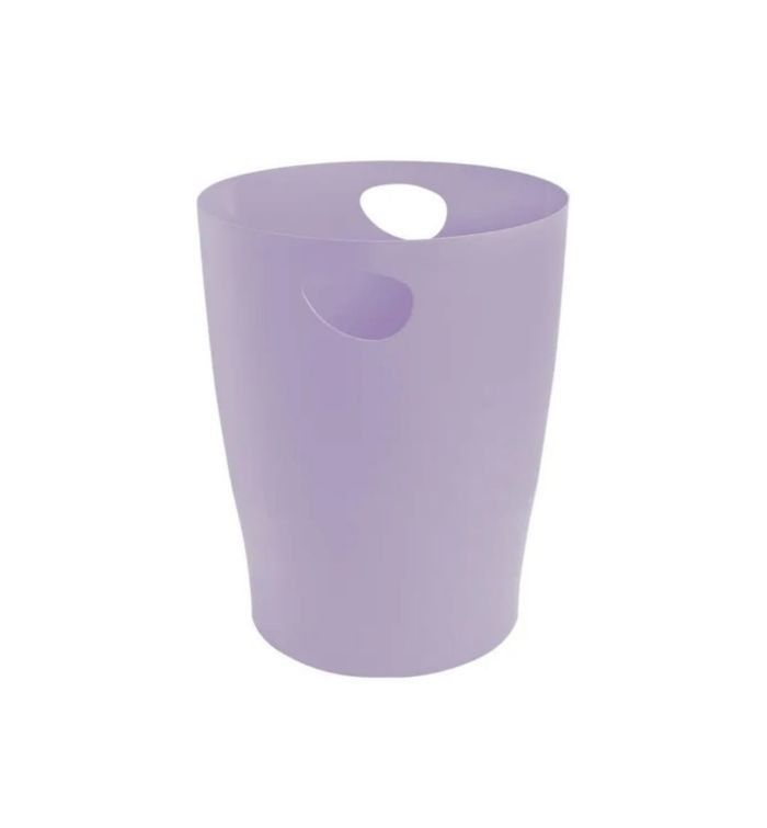 🪷 Poubelle / Corbeille à papier - Couleur Mauve Parme pastel - Neuve ⭐