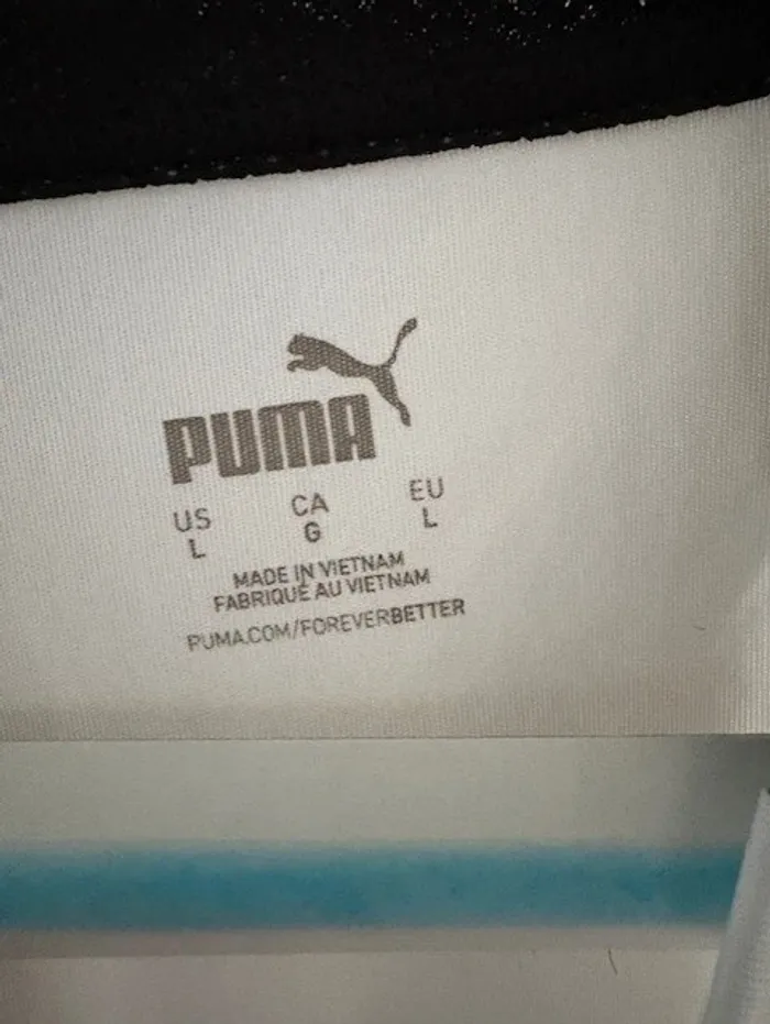 t shirt de sport homme puma blanc taille L - photo numéro 5
