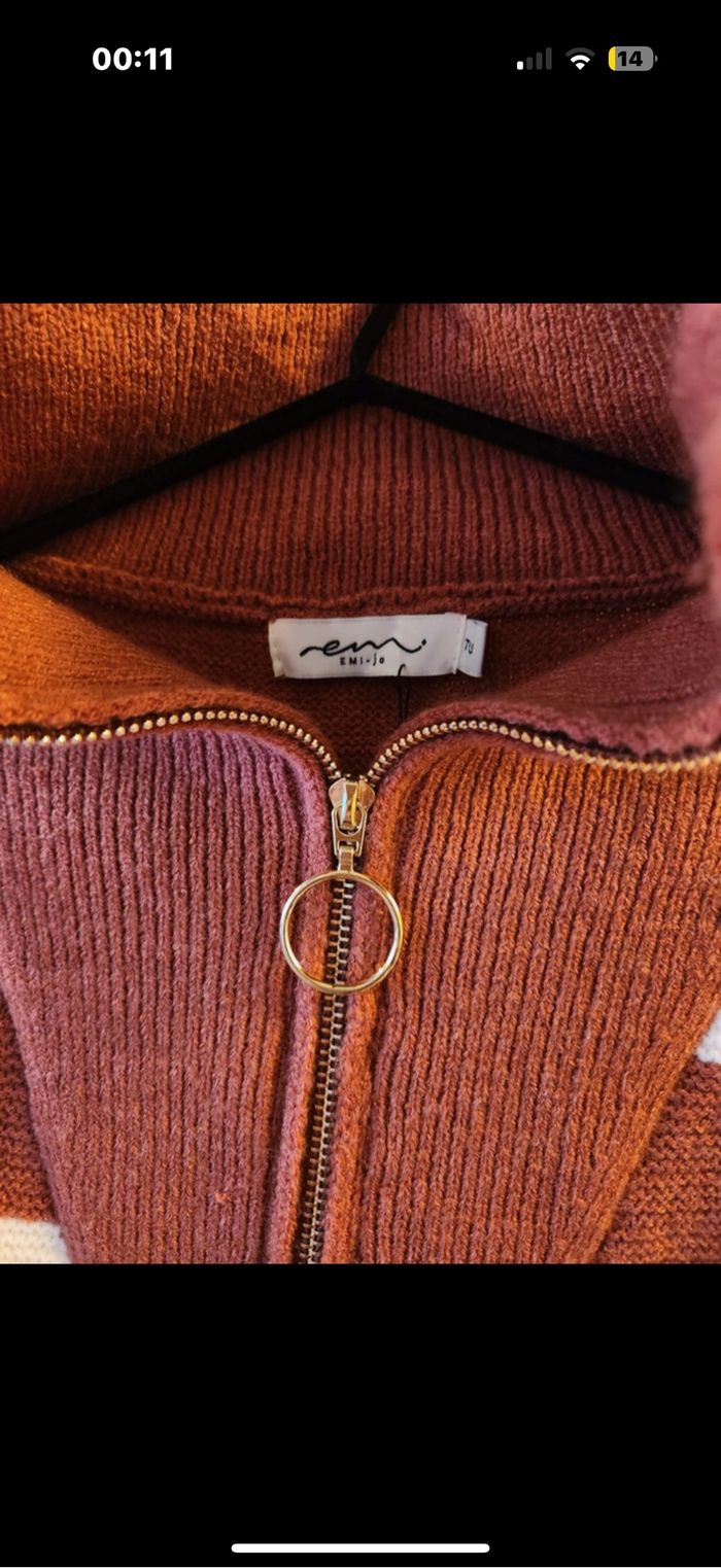 Pull col montant camionneur Emi - Jo - photo numéro 2