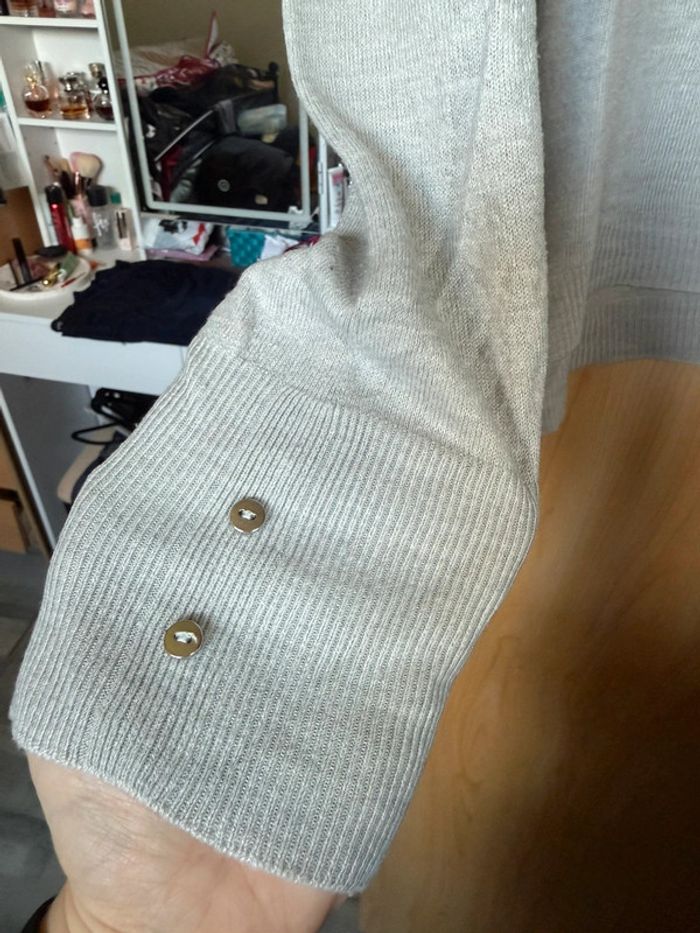 Pull gris clair - photo numéro 4