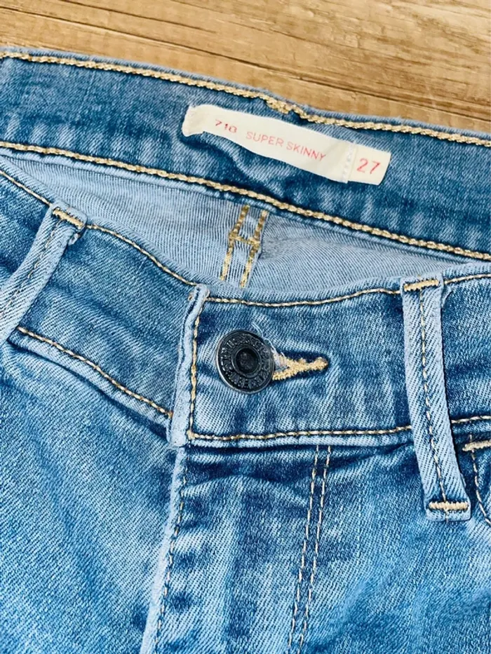 Jeans Lévis 710 super skinny t27 - photo numéro 5